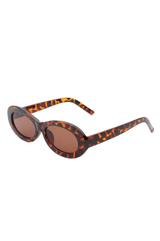 Oval 90's Round Sunglasses