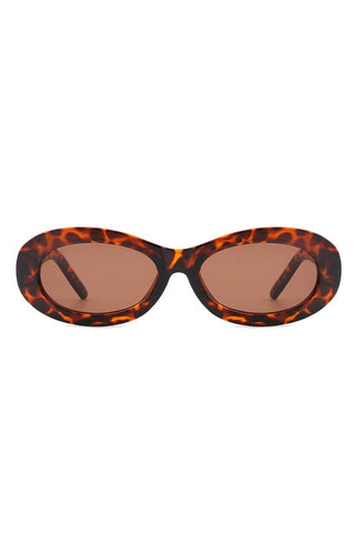 Oval 90's Round Sunglasses