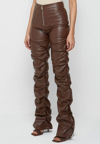 Chocolate Leather Pants