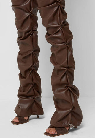 Chocolate Leather Pants