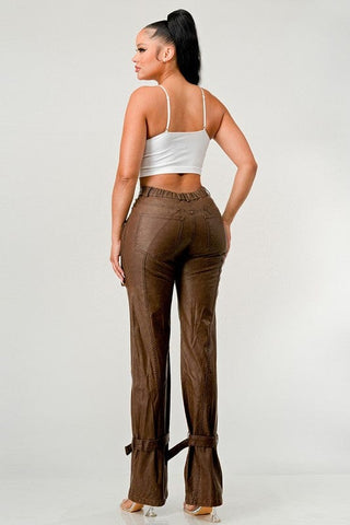 Sleek Brown Cargo Pants