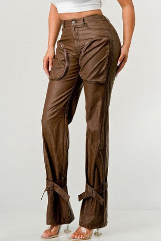 Sleek Brown Cargo Pants