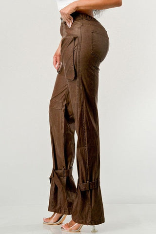 Sleek Brown Cargo Pants